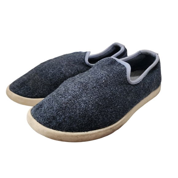 Allbirds Navy Blue Slip On Wool Comfort Loungers - Picture 2 of 8